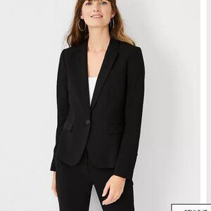 Ann Taylor The One-Button Blazer in Seasonless Stretch‎, SIZE 16
